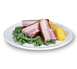 [267] Speck mit Bohnen und Kartoffeln