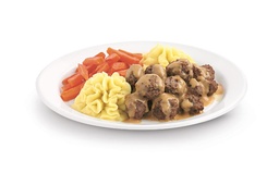 [302] Rindfleischbällchen an Rahmsauce