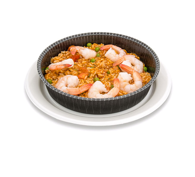 Gambas con arroz