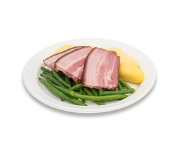 [267] Speck mit Bohnen und Kartoffeln