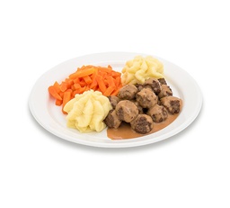 [302] ﻿Rindfleischbällchen an Rahmsauce﻿